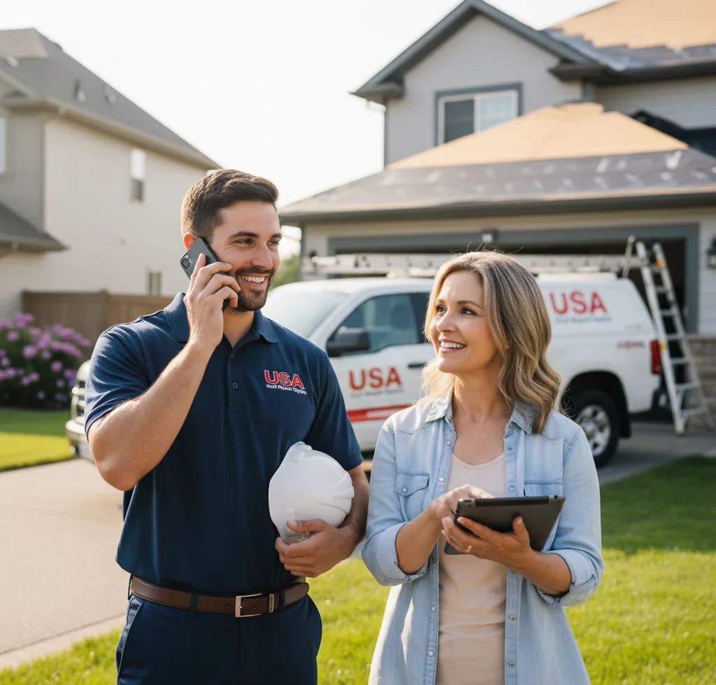 USA Roof Repair Experts customer support in Melrose Park